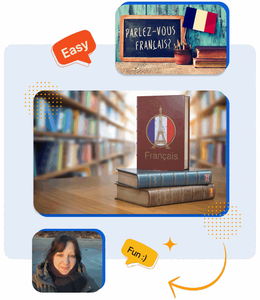 Séverine teaching French